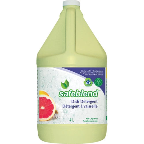 Dish Detergent, Liquid, 4 L, Pink Grapefruit Absolute Business Supply