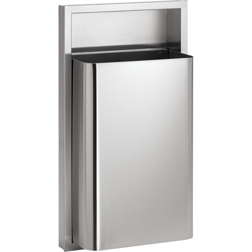 Poubelles, Acier inoxydable, 12 gal. US Absolute Business Supply