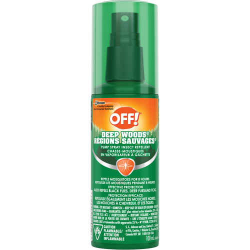 OFF! Deep Woods&reg; Insect Repellent, 25% DEET, Spray, 100 ml Absolute Business Supply