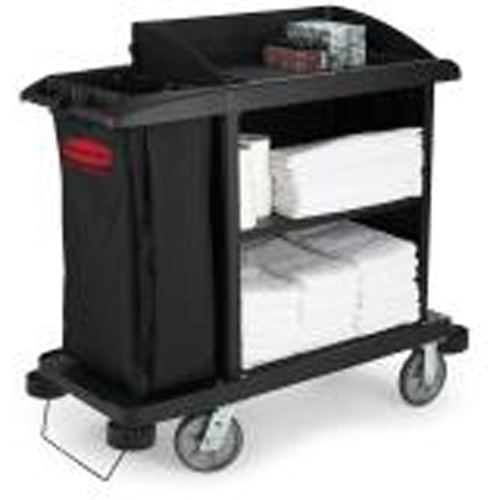 Chariot d'entretien m&eacute;nager compact sup&eacute;rieur Absolute Business Supply