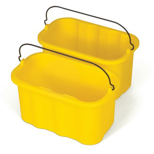 Executive Series Caddy, 2.5 US Gal. (10 qt.) Capacity, Yellow Absolute Business Supply