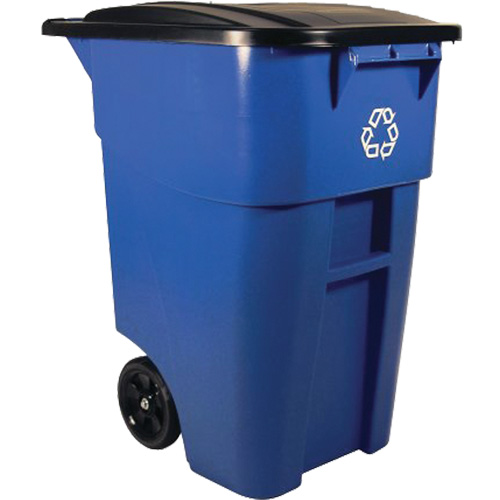 Contenant roulant BRUTE, De bureau, Plastique, 50 gal. US Absolute Business Supply