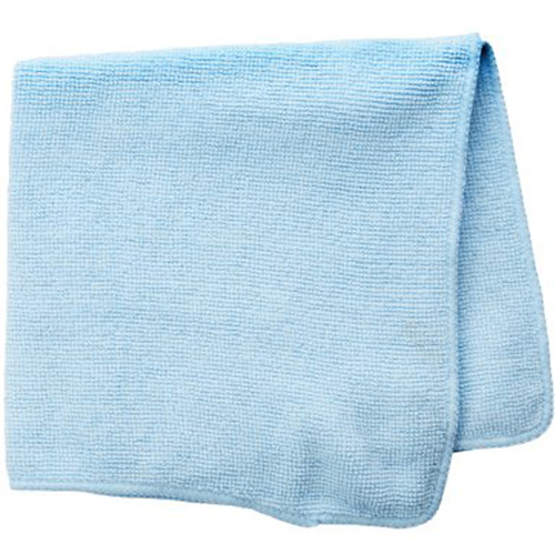 Light Commercial Cleaning Cloth, Microfibre, Blue Absolute Business Supply