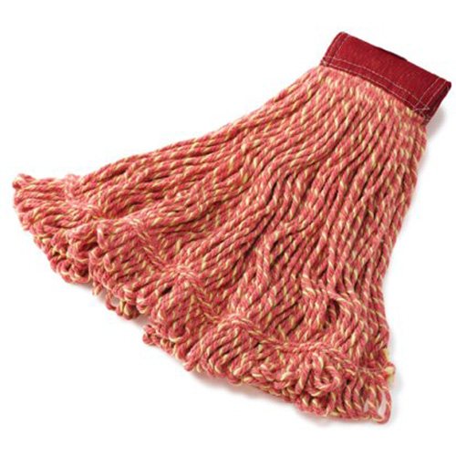 Vadrouille mouill&eacute;e Super Stitch, Finition de plancher, Coton/Fil, 21 oz, Style Boucle Absolute Business Supply