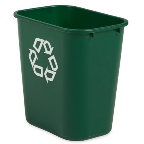 Corbeille moyenne pour le recyclage, De bureau, Plastique, 28 pintes US Absolute Business Supply
