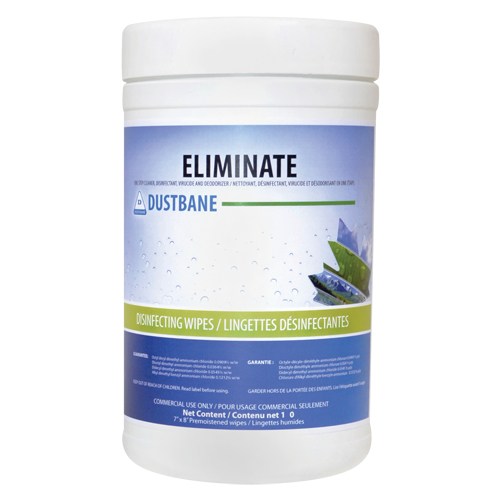 Eliminate Virucide Wipes, 7" x 8", 180 Count Absolute Business Supply