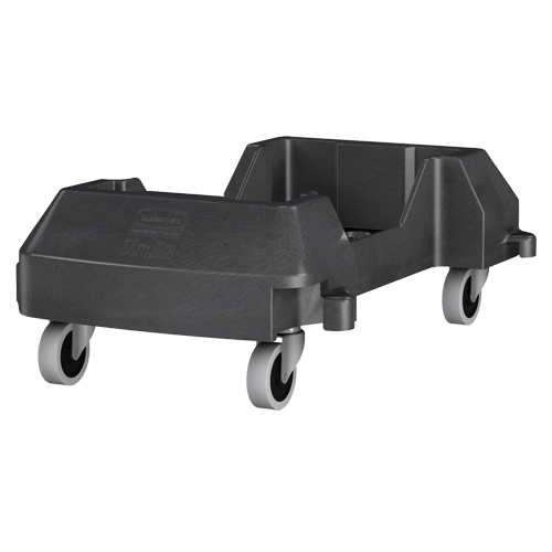 Chariot Slim Jim, Polypropyl&egrave;ne, Noir, Convient aux contenants 11" x 20" Absolute Business Supply