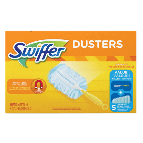 Duster Kit, Slip On Style, Microfibre, 5" L x 3-1/2" W Absolute Business Supply