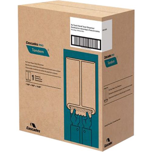 Distributeur d'essuie-mains Pro Tandem, Sans contact, 11,5" la x 9" p x 16,6" h Absolute Business Supply