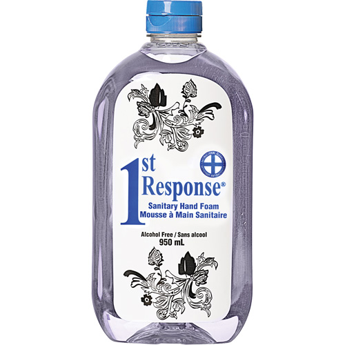 Mousse nettoyante pour les mains 1st Response, Liquide, 950 ml, Bouteille, Sans parfum Absolute Business Supply
