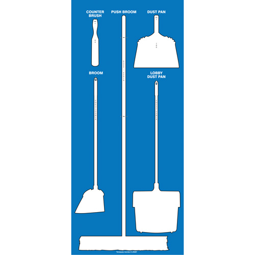 Tableau silhouett&eacute; sec Ultra Aluma-Lite (Anglais seulement) Absolute Business Supply