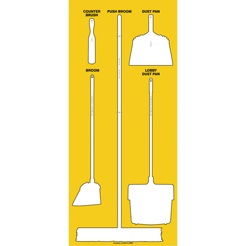Tableau silhouett&eacute; sec Ultra Aluma-Lite (Anglais seulement) Absolute Business Supply