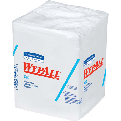 X60 Hygienic Washcloths, All-Purpose, 12-1/2" L x 10" W Absolute Business Supply