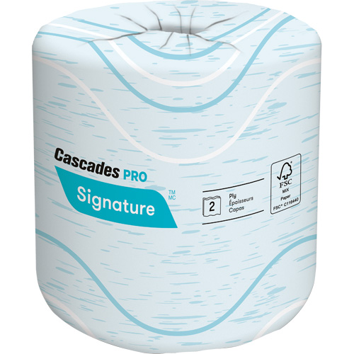 Papier hygi&eacute;nique Pro Signature, 2 Pli, 400 Feuilles/Rouleu, Longueur 133', Blanc Absolute Business Supply