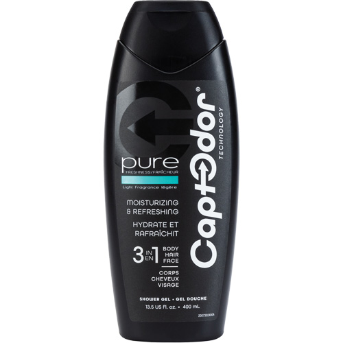 Gel douche 3 en 1, 400 ml, Pure fraîcheur, Bouteille Absolute Business Supply