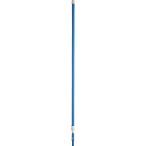 Manche de brosse pour plateforme, Brosse/Support &agrave; tampon, Bleu, T&eacute;lescopique, 62"-113" lo Absolute Business Supply