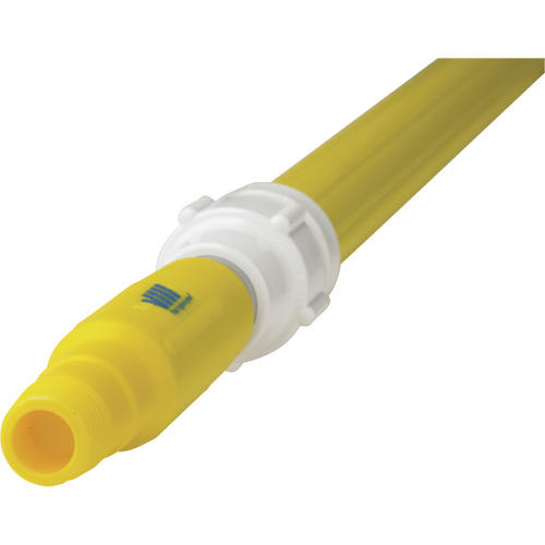 Deck Scrub Handle, Brush/Pad Holder, Yellow, Telescopic, 62"-113" L Absolute Business Supply