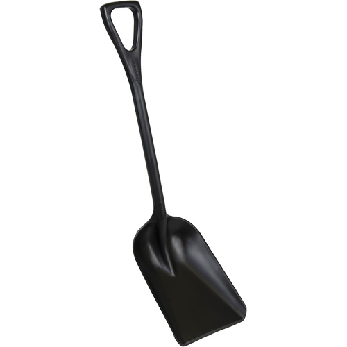Pelle hygi&eacute;nique monopi&egrave;ce, Lame 10" x 6", Longueur de 37-1/2", Plastique, Noir Absolute Business Supply