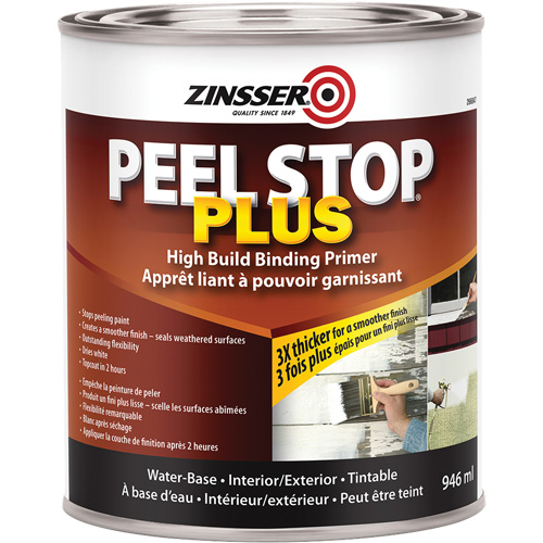 Peel Stop&reg; Plus High Build Binding Primer, 946 ml, Can, White Absolute Business Supply