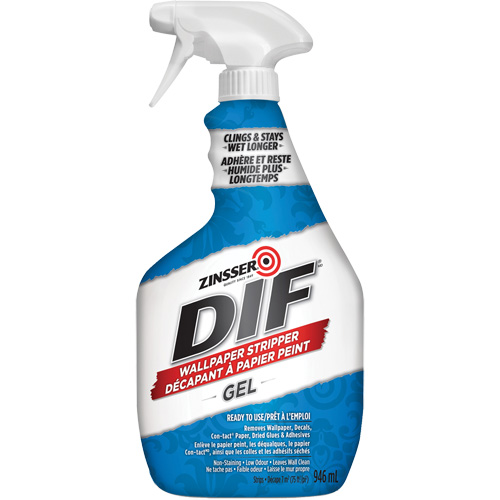 DIF&reg; Wallpaper Stripper Gel, 946 ml, Trigger Bottle Absolute Business Supply