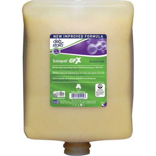 Nettoyant &agrave; mains Solopol GFX, Liquide, 3,25 L, Cartouche en plastique, Parfum&eacute; Absolute Business Supply