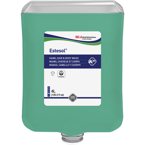 Estesol&reg; Hand, Hair & Body Wash, 4000 ml, Rain Forest, Plastic Cartridge Absolute Business Supply