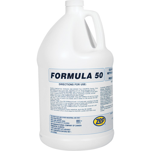 Formula 50 Heavy-Duty Alkaline Cleaner, 4 L, Jug Absolute Business Supply