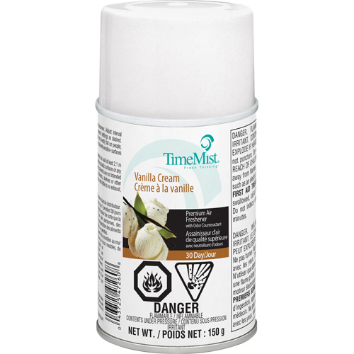 TimeMist&reg; Industrial Strength Air Freshener, Vanilla Cream, Aerosol Can/Cartridge Absolute Business Supply