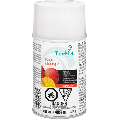 TimeMist&reg; Industrial Strength Air Freshener, Mango, Aerosol Can/Cartridge Absolute Business Supply