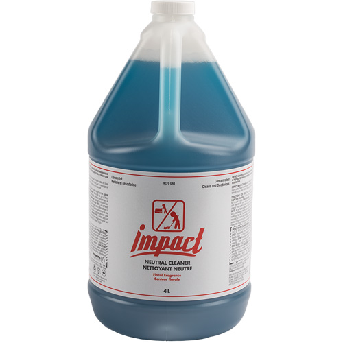 Impact Neutral Floor Cleaner, 4 L, Jug Absolute Business Supply