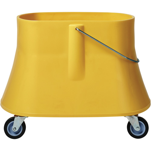 Seau pour vadrouille Champ, Capacit&eacute; de 10 gal. US (40 pintes), Jaune Absolute Business Supply