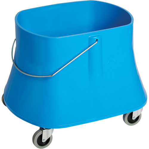 Seau pour vadrouille Champ, Capacit&eacute; de 10 gal. US (40 pintes), Bleu Absolute Business Supply