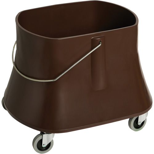 Seau pour vadrouille Champ, Capacit&eacute; de 10 gal. US (40 pintes), Brun Absolute Business Supply
