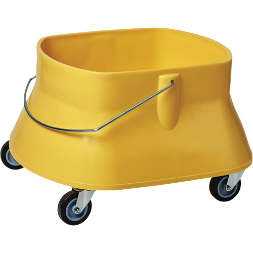 Seau pour vadrouille Champ, Capacit&eacute; de 8 gal. US (32 pintes), Jaune Absolute Business Supply