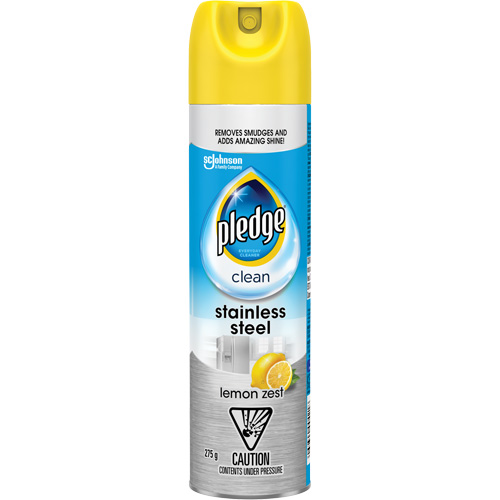 Nettoyant d'acier inoxydable Pledge, 275 g, Canette a&eacute;rosol Absolute Business Supply