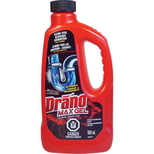 Produit d&eacute;bouchant pour drain Max Gel de Drano Absolute Business Supply