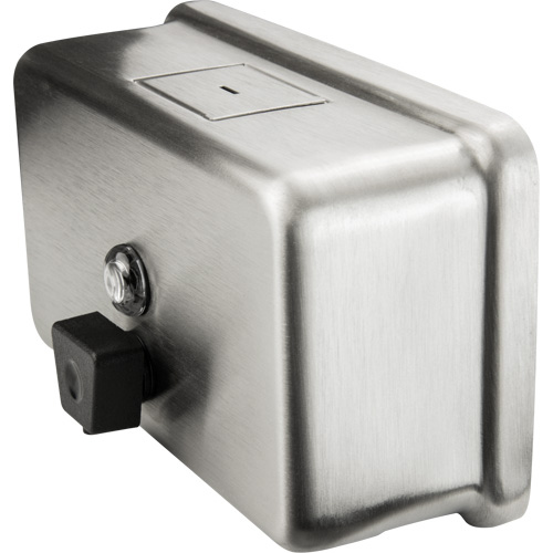 Distributeur de savon horizontal, &agrave; pression, Capacit&eacute; de 1200 ml, Format Vrac Absolute Business Supply