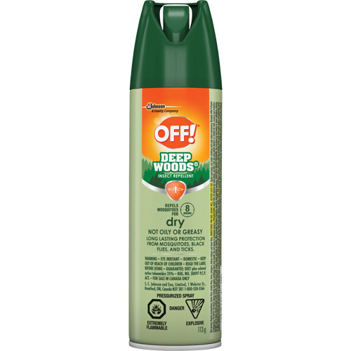 OFF! Deep Woods&reg; Insect Repellent, 25% DEET, Aerosol, 113 g Absolute Business Supply