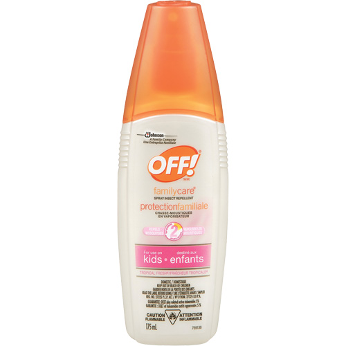 Insectifuge Off! Protection familiale &agrave; parfum de Fraîcheur tropicale, DEET &agrave; 5 %, Vaporisateur, 175 ml Absolute Business Supply