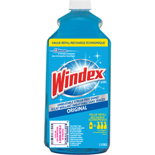 Recharge de nettoyant pour vitres Windex, 2 L, Bouteille Absolute Business Supply