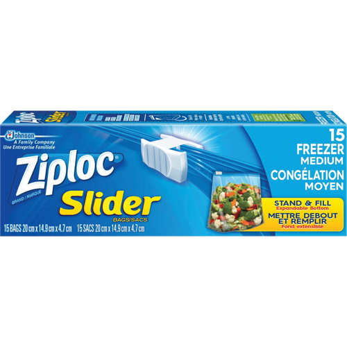 Sacs de cong&eacute;lation &agrave; glissi&egrave;re Ziploc Absolute Business Supply