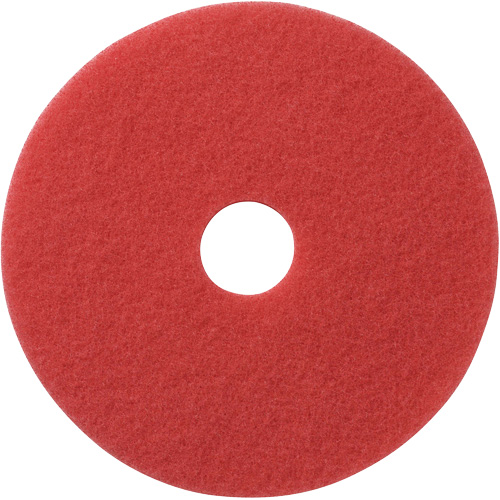 Floor Pads, 12", Buffing, Red Absolute Business Supply