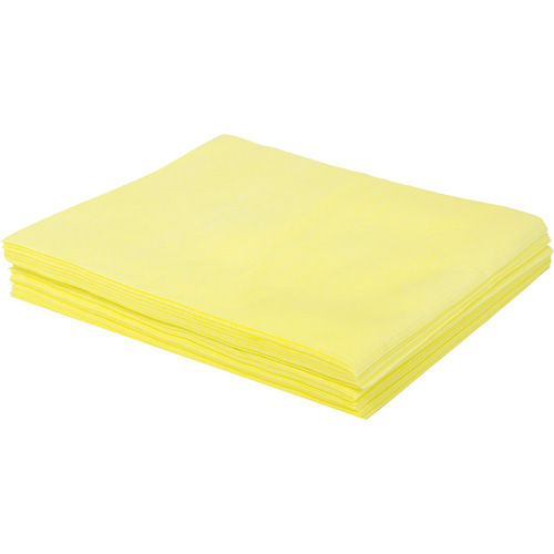 TaskBrand&reg; Medium-Duty Oil-Treated Duster, Polyester, Yellow Absolute Business Supply