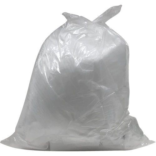 Industrial Garbage Bags, X-Strong, 26" W x 36" L, 1.2 mils, Clear, 45 L (12 Gal.) Capacity Absolute Business Supply