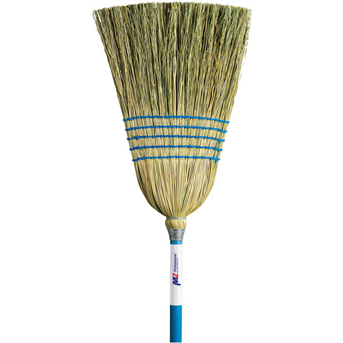 Light-Duty Indoor/Outdoor Corn Broom, 5-String, Wood Handle Absolute Business Supply