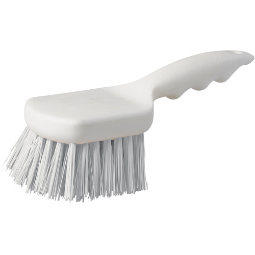Brosse &agrave; chaudron &agrave; manche court, 9" l, Soies Polypropyl&egrave;ne, Blanc Absolute Business Supply