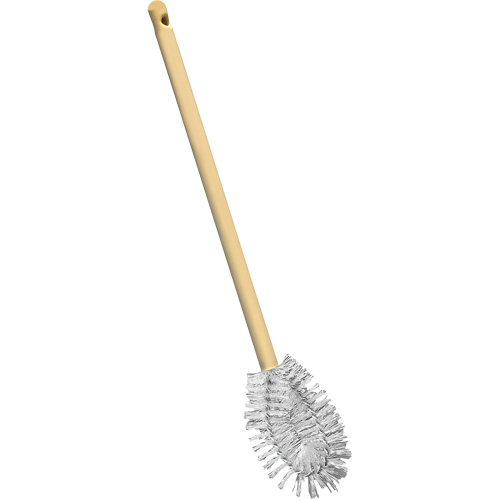 Brosse &agrave; cuvettes HD &agrave; broche torsad&eacute;e, 20" l, Soies Polypropyl&egrave;ne, Jaune Absolute Business Supply