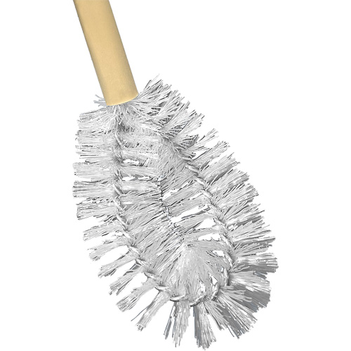 Brosse &agrave; cuvettes HD &agrave; broche torsad&eacute;e, 20" l, Soies Polypropyl&egrave;ne, Jaune Absolute Business Supply