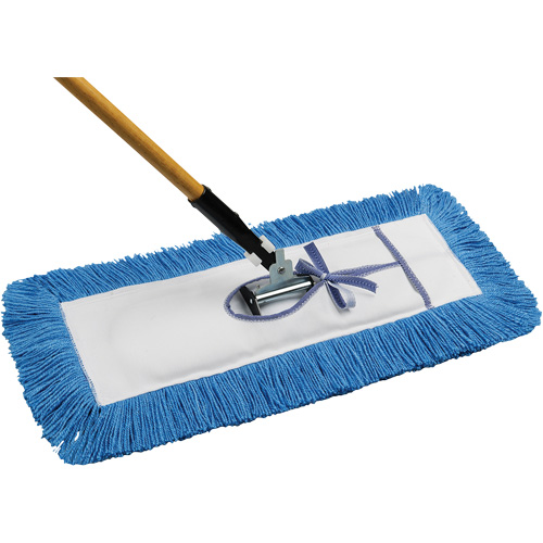 Static-H Dust Mop with Handle, Tie-On Style, Nylon, 24" L x 5" W Absolute Business Supply