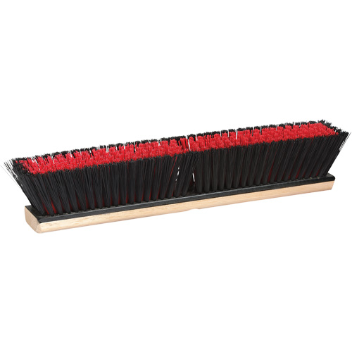 Combination Push Broom, 24", Coarse/Medium, PVC Bristles Absolute Business Supply